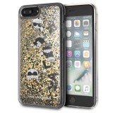 Karl Lagerfeld Signature Glitter Case - Etui iPhone 8 Plus / 7 Plus (Floatting Charms)-644740