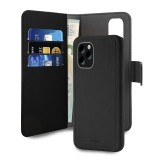 PURO Wallet Detachable - Etui 2w1 iPhone 11 Pro Max (czarny)-649394