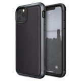 X-Doria Defense Lux - Etui aluminiowe iPhone 11 Pro Max (Drop test 3m) (Black Leather)-649808