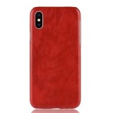 Crong Essential Cover - Etui iPhone Xs / X (czerwony)-651320