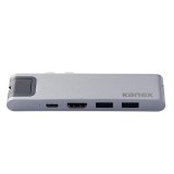 Kanex iAdapt 7-in-1 Multiport USB-C Hub   Ethernet - Wieloportowy hub Ethernet USB-C 7w1 (Space Gray)-653577