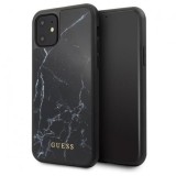 Guess Marble - Etui iPhone 11 (czarny)-656151