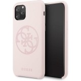 Guess Silicone 4G - Etui iPhone 11 (Light Pink)-656192