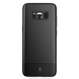 Crong Prestige Carbon Cover - Etui Samsung Galaxy S8 (czarny)-657201