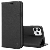 Crong Folio Case - Etui iPhone 11 Pro Max z klapką na magnes (czarny)-763934