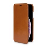 Etui iPhone XS Slim Book Brown Elegance-816532