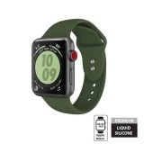 Crong Liquid Band - Pasek Apple Watch 42/44 mm (zielony)-890475