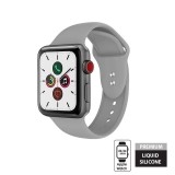 Crong Liquid Band - Pasek Apple Watch 42/44 mm (szary)-890482