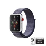 Crong Nylon Band - Pasek sportowy Apple Watch 38/40 mm (Midnight Blue)-890488