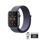 Crong Nylon Band - Pasek sportowy Apple Watch 42/44 mm (Midnight Blue)-890492