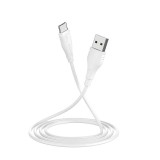 Borofone - Kabel USB-A do USB-C, 2 m (Biały)-891098