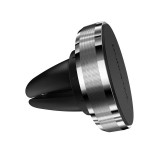 Borofone - uchwyt samochodowy magnetyczny na kratkę, aluminium, srebrny-891273