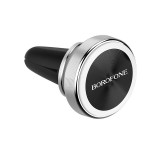 Borofone - uchwyt samochodowy magnetyczny na kratkę, aluminium, srebrny-891297