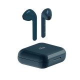 PURO SLIM POD TWS 5.0 – Bezprzewodowe słuchawki Bluetooth V5.0 z etui ładującym, wodoszczelność IPX5 (Granatowy)-892308