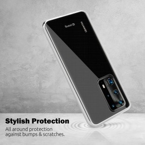 Crong Crystal Slim Cover - Etui Huawei P40 Pro (przezroczysty)-1160745