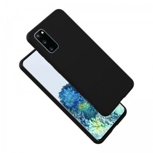 Crong Color Cover - Etui Samsung Galaxy S20 (czarny)-1162062