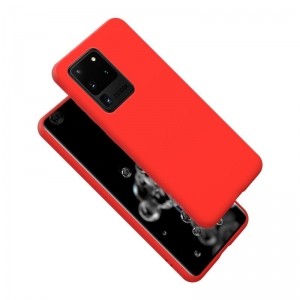 Crong Color Cover - Etui Samsung Galaxy S20 Ultra (czerwony)-1162161