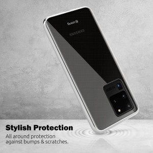 Crong Crystal Slim Cover - Etui Samsung Galaxy S20 Ultra (przezroczysty)-1187575