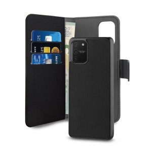 PURO Wallet Detachable - Etui 2w1 Samsung Galaxy S10 Lite (czarny)-1341592