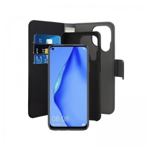 PURO Wallet Detachable - Etui 2w1 Huawei P40 Lite (czarny)-1342947