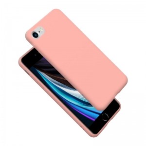 Crong Color Cover - Etui iPhone SE 2020 / 8 / 7 (piaskowy róż)-1344139