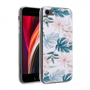 Crong Flower Case – Etui iPhone SE 2020 / 8 / 7 (wzór 01)-1614974