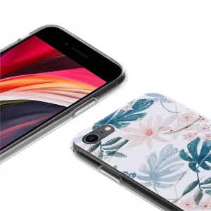 Crong Flower Case – Etui iPhone SE 2020 / 8 / 7 (wzór 01)-1614976