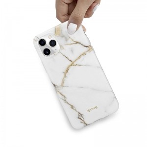 Crong Marble Case – Etui iPhone 11 Pro (biały)-1615042