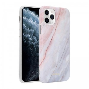 Crong Marble Case – Etui iPhone 11 Pro (różowy)-1615052