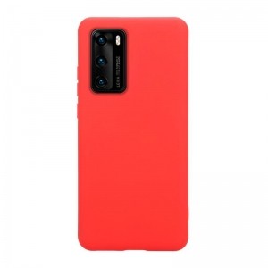 Crong Color Cover - Etui Huawei P40 (czerwony)-1620109