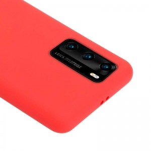 Crong Color Cover - Etui Huawei P40 (czerwony)-1620115