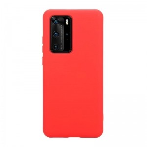 Crong Color Cover - Etui Huawei P40 Pro (czerwony)-1620136
