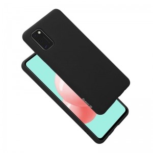 Crong Color Cover - Etui Samsung Galaxy A41 (czarny)-1620203