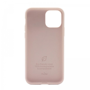 PURO Green Compostable Eco-friendly Cover - Ekologiczne etui iPhone 12 Mini (piaskowy róż)-1949122
