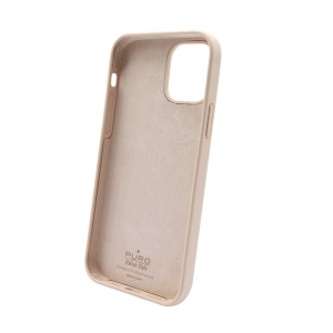 PURO ICON Anti-Microbial Cover - Etui iPhone 12 Mini z ochroną antybakteryjną (różowy)-1949140