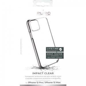 PURO Impact Clear - Etui iPhone 12 / iPhone 12 Pro (przezroczysty)-1949196