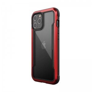X-Doria Raptic Shield - Etui aluminiowe iPhone 12 Pro Max (Drop test 3m) (Red)-1949337
