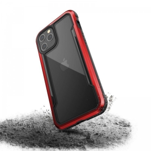 X-Doria Raptic Shield - Etui aluminiowe iPhone 12 Pro Max (Drop test 3m) (Red)-1949339