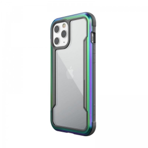 X-Doria Raptic Shield - Etui aluminiowe iPhone 12 Pro Max (Drop test 3m) (Iridescent)-1949343