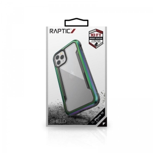X-Doria Raptic Shield - Etui aluminiowe iPhone 12 Pro Max (Drop test 3m) (Iridescent)-1949349