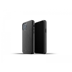 Mujjo Full Leather Case - etui skórzane do iPhone 12/12 Pro (czarne)-2064386