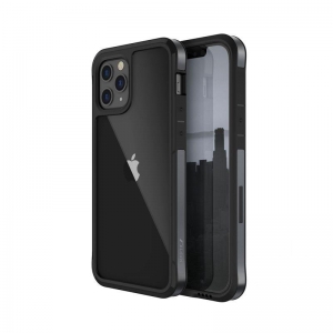 X-Doria Raptic Edge - Etui aluminiowe iPhone 12 Pro Max (Drop test 3m) (Black)-2105507