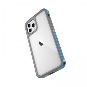 X-Doria Raptic Edge - Etui aluminiowe iPhone 12 Pro Max (Drop test 3m) (Iridescent)-2105515