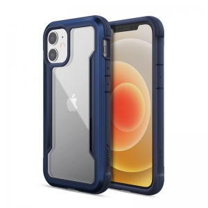 X-Doria Raptic Shield - Etui aluminiowe iPhone 12 Mini (Drop test 3m) (Blue)-2235502