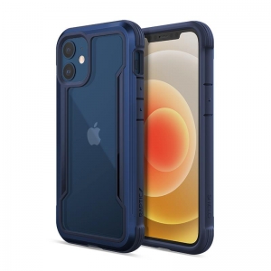 X-Doria Raptic Shield - Etui aluminiowe iPhone 12 Mini (Drop test 3m) (Blue)-2235503