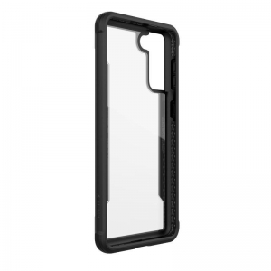 X-Doria Raptic Shield - Etui aluminiowe Samsung Galaxy S21+ (Antimicrobial protection) (Black)-2253933
