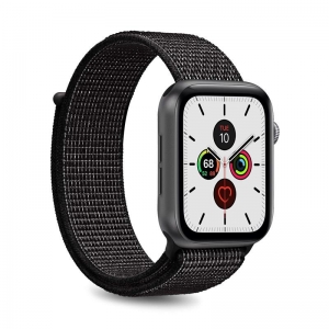 PURO Nylon - Pasek do Apple Watch 42 / 44 mm (Czarny)-2295841
