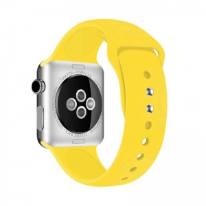 Crong Liquid - Pasek do Apple Watch 42/44 mm (żółty)-2305338