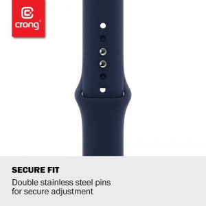 Crong Liquid - Pasek do Apple Watch 38/40 mm (niebieski)-2305349