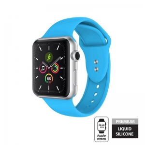 Crong Liquid - Pasek do Apple Watch 38/40 mm (niebieski)-2305350